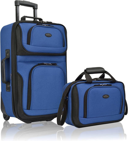 Lightweight 2-Piece Expandable Carry-On Luggage Set