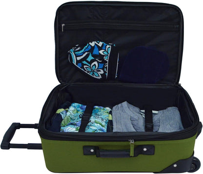 Lightweight 2-Piece Expandable Carry-On Luggage Set