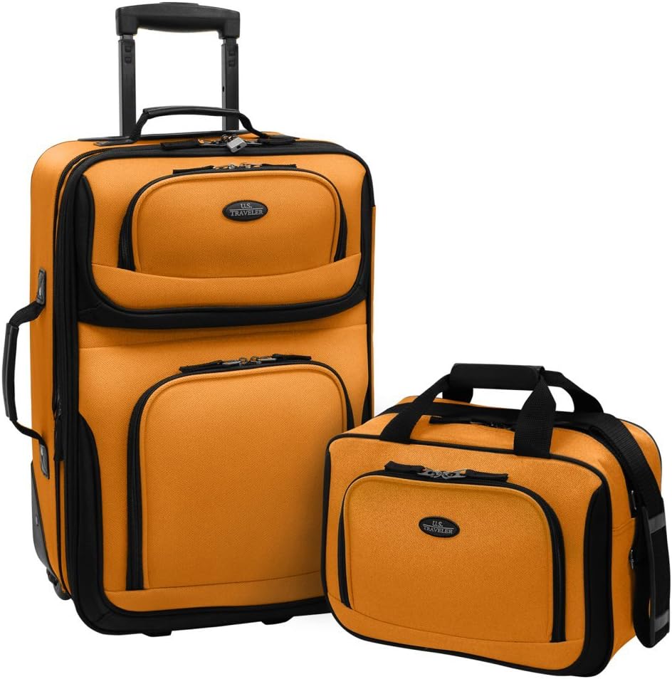 Lightweight 2-Piece Expandable Carry-On Luggage Set - Pexav