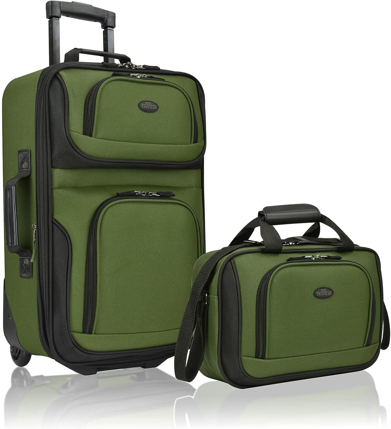 Lightweight 2-Piece Expandable Carry-On Luggage Set