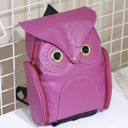 Fashionable Owl Pattern Ladies Backpack – Multiple Pockets