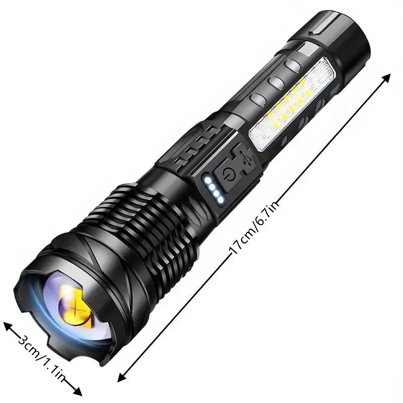 Ultra-bright Military Torch with 5000 Lumens - PowerBeam-Nora Luxe