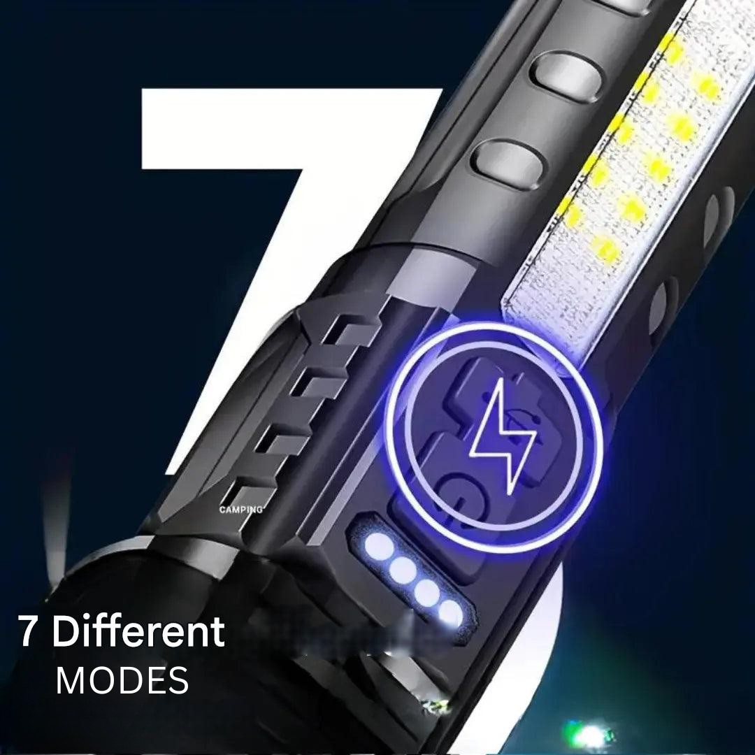 Ultra-bright Military Torch with 5000 Lumens - PowerBeam-Nora Luxe