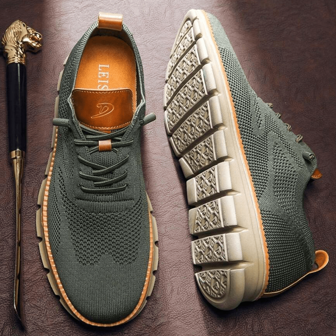 Ultra-Comfortable Men's Shoes – Elias-Olive-7.5-The Livary