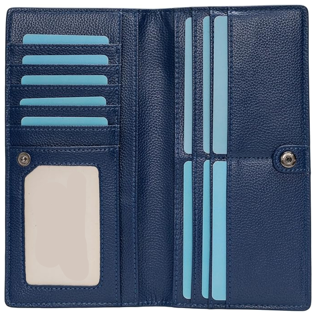 Slim Protective Leather Credit Card Wallet - Pexav
