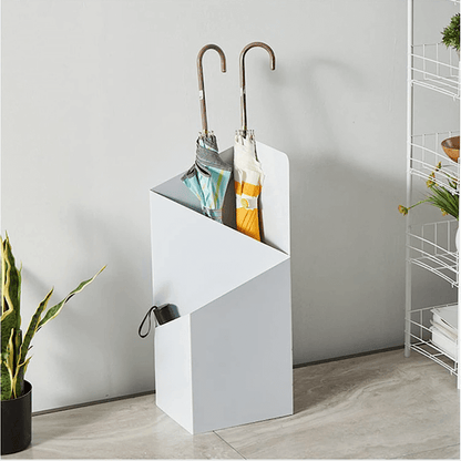 Umbrella stand with drip tray – Strömma-Red-The Livary