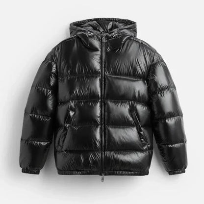 Unisex Down Jacket - Aspen-Black-S-The Livary