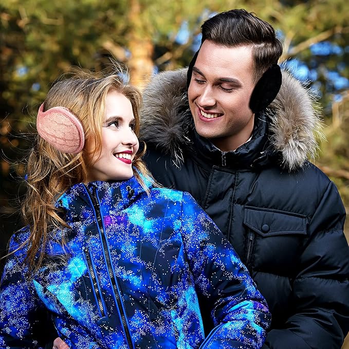 Unisex Foldable Knitted Ear Warmers Set of 4 – BundleMuffs-Nora Luxe