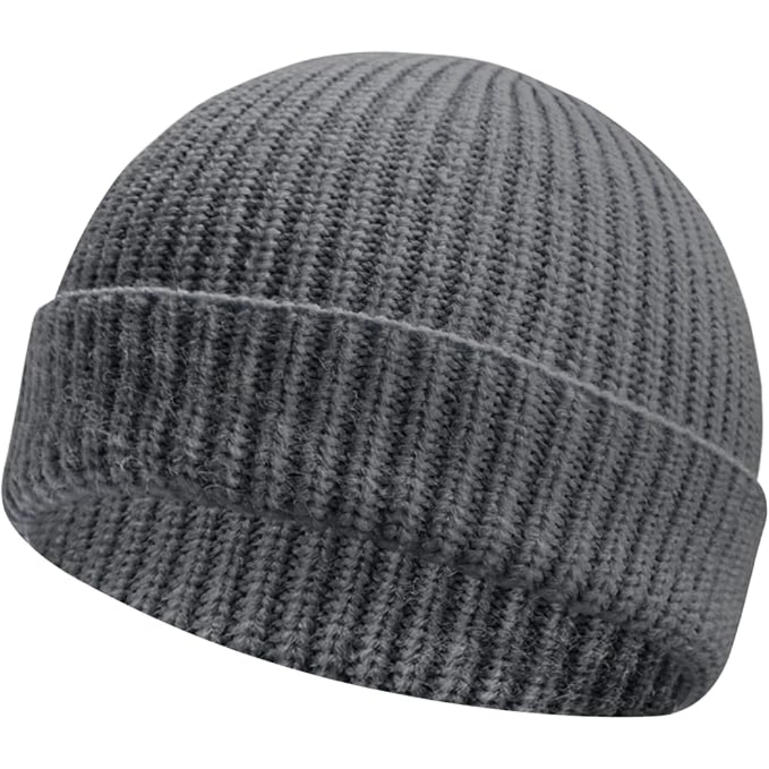 Unisex Knitted Hat with Low Turn-Up – Robin-Gray-Nora Luxe