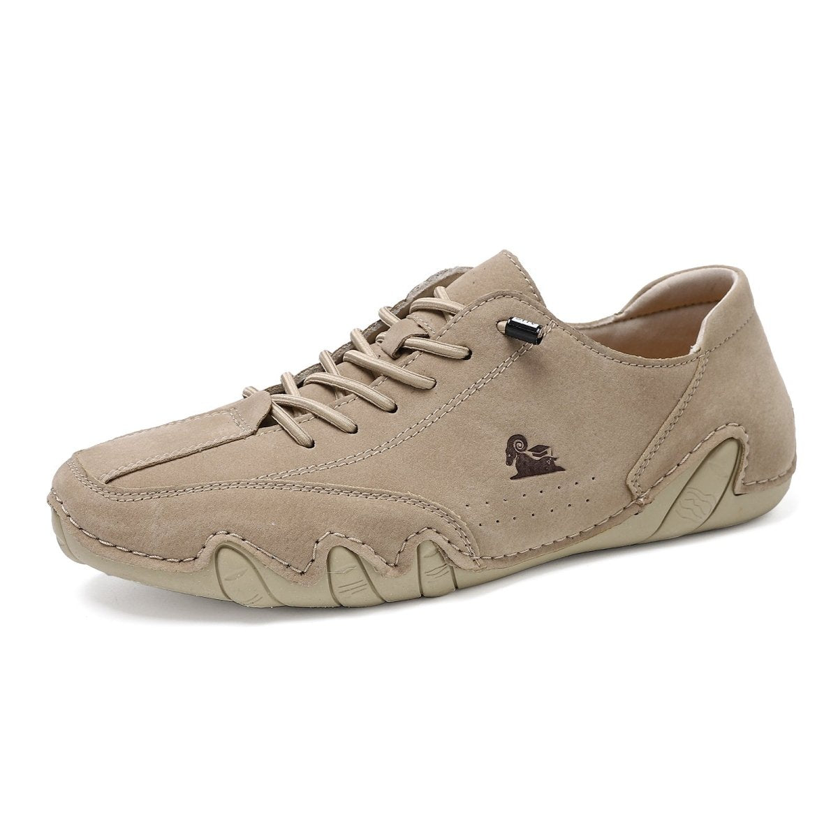 Unisex Leather Barefoot Shoes – BareMotion-Khaki-4-Nora Luxe