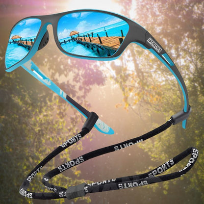 Unisex Outdoor Sunglasses - SolarGuard-Blue-Nora Luxe