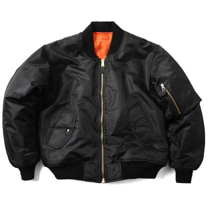 Unisex Premium Bomber Jacket with Zip - Alex-Red-XXS-Nora Luxe