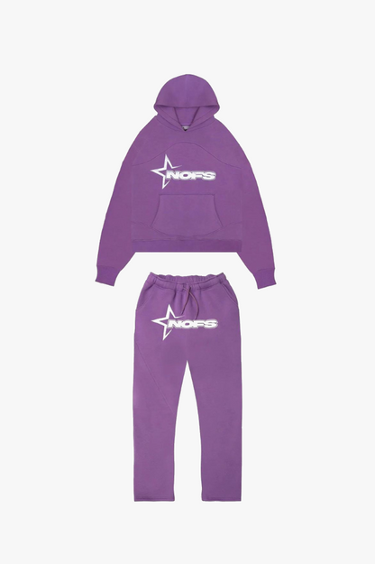 Unisex Tracksuit with Hoodie - Nova-Lila-S-The Livary