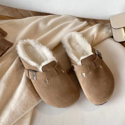 Unisex Vegan Leather Sandals - EliteStep-Brown (non-woven fabric)-5.0-Nora Luxe