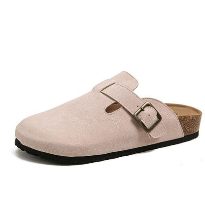 Unisex Vegan Leather Sandals - EliteStep-Pink-5.0-Nora Luxe