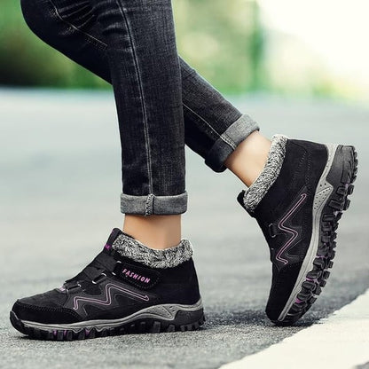 Unisex Winter Boots Aspen | Waterproof, Warm and Non-slip-Dark red-5.5-Nora Luxe