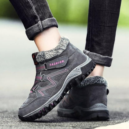 Unisex Winter Boots Aspen | Waterproof, Warm and Non-slip-Dark red-5.5-Nora Luxe