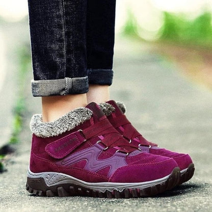 Unisex Winter Boots Aspen | Waterproof, Warm and Non-slip-Dark red-5.5-Nora Luxe