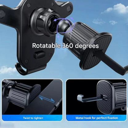 Universal Car Phone Holder with Ventilation Hook – Griponix-Nora Luxe