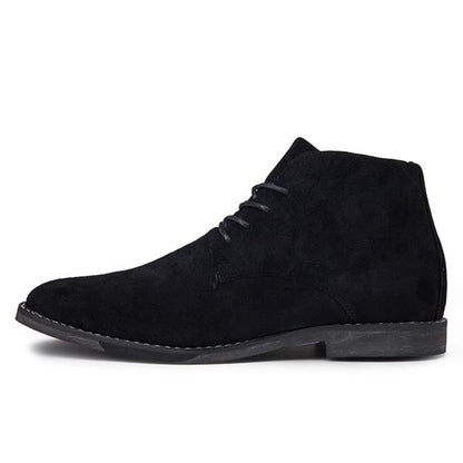 UrbanStride Classic | Stylish Mid-High Men's Lace-Up Shoe-Khaki-5.0-Nora Luxe