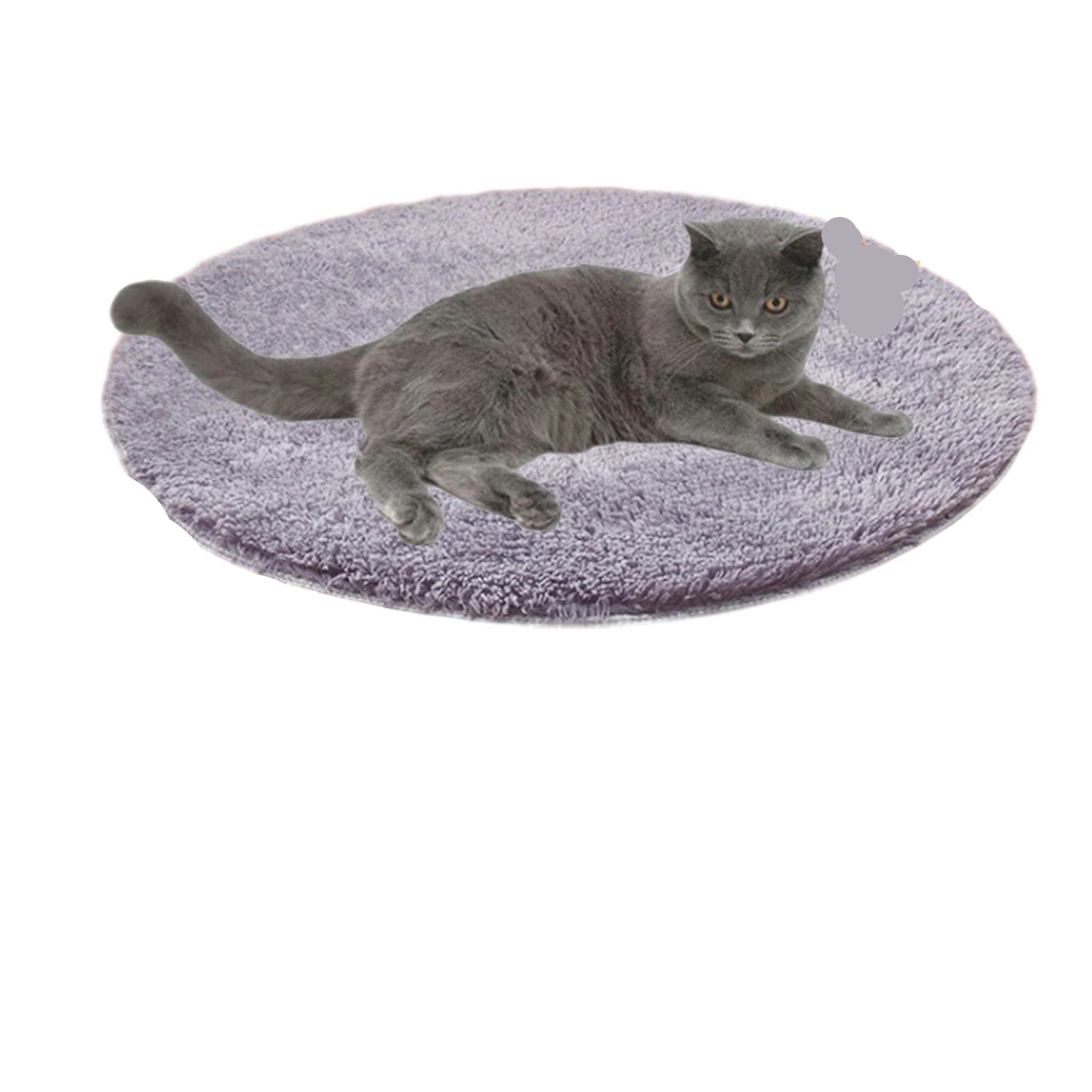USB Heated Cat Bed - WarmNest-Gray-Nora Luxe