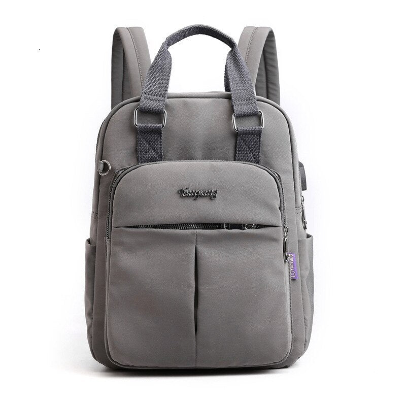 Durable Laptop Backpack with USB Charger and Lock