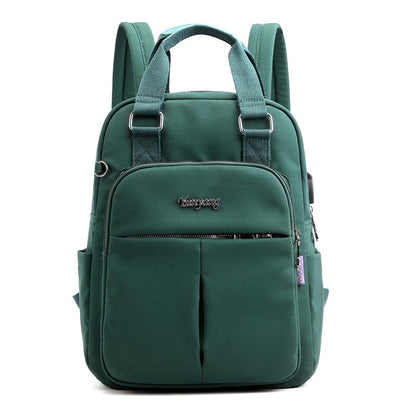 Durable Laptop Backpack with USB Charger and Lock