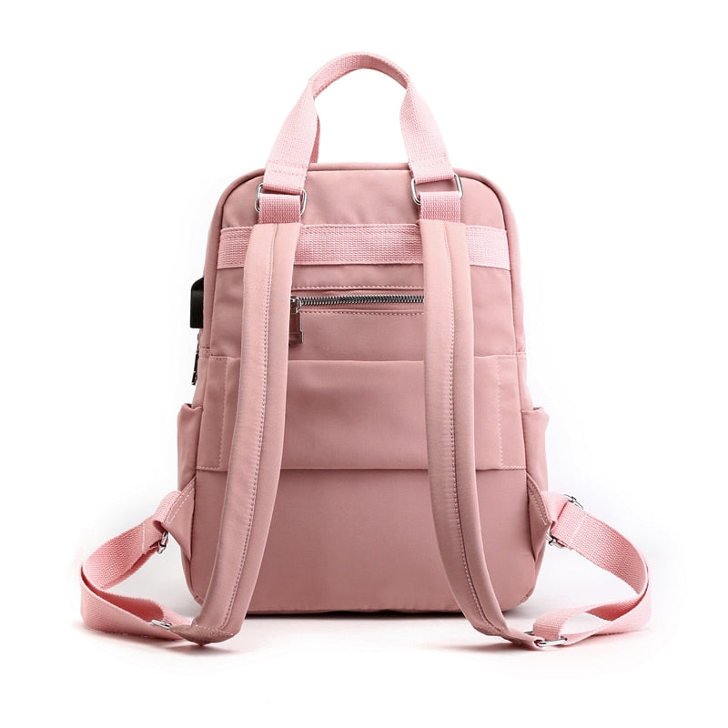 Durable Laptop Backpack with USB Charger and Lock