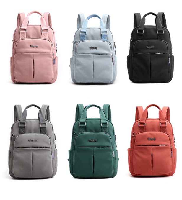 Durable Laptop Backpack with USB Charger and Lock