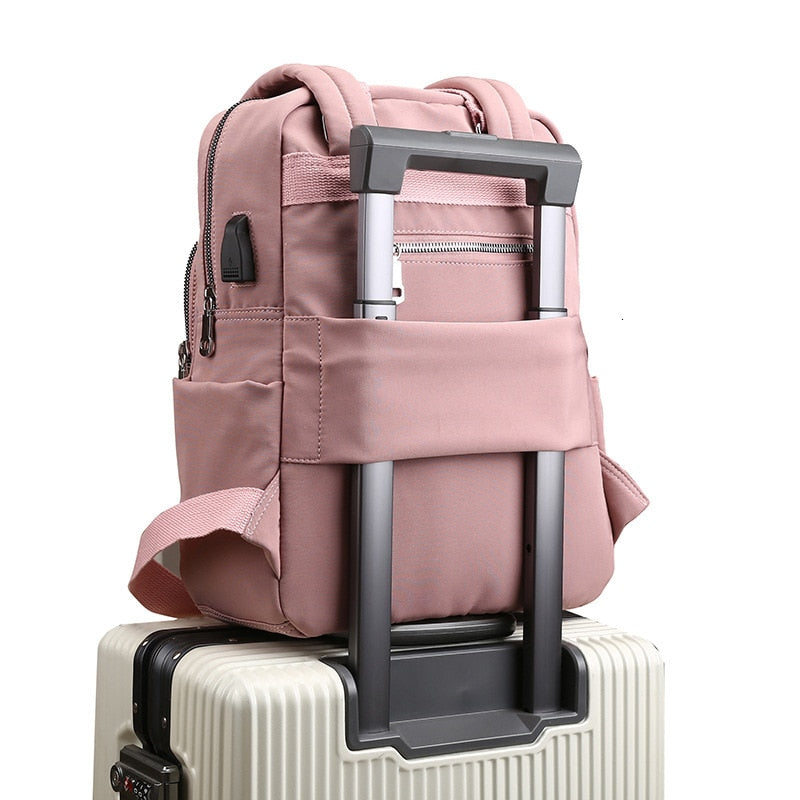 Durable Laptop Backpack with USB Charger and Lock - Pexav
