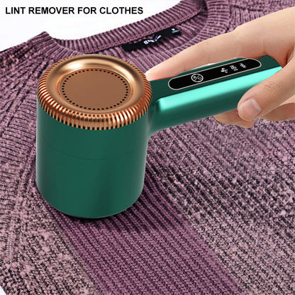 USB RECHARGEABLE LINT REMOVER – FOR CLOTHING AND TEXTILES-Green-Nora Luxe