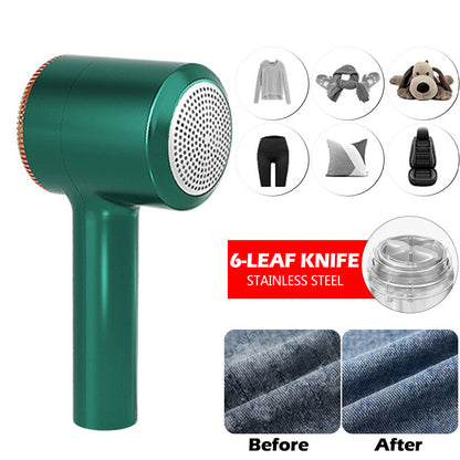 USB RECHARGEABLE LINT REMOVER – FOR CLOTHING AND TEXTILES-Green-Nora Luxe