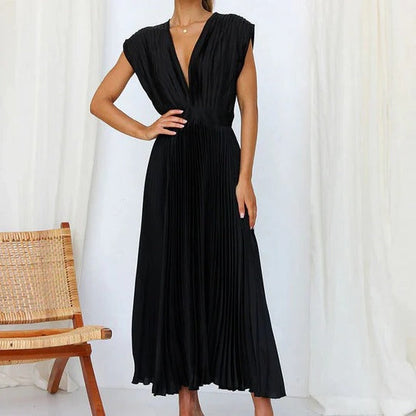 Low Cut Sleeveless Dress