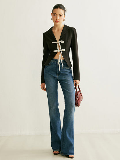 Classic Open Front Women's Blazer