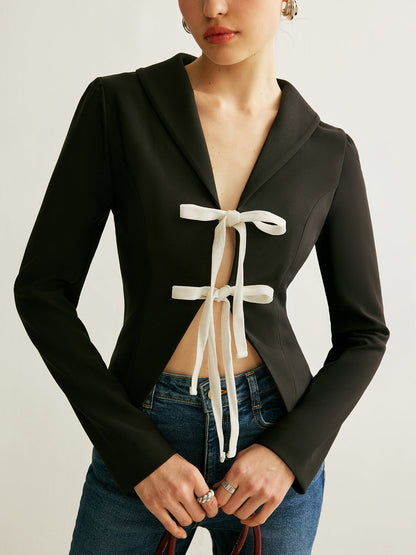 Classic Open Front Women's Blazer