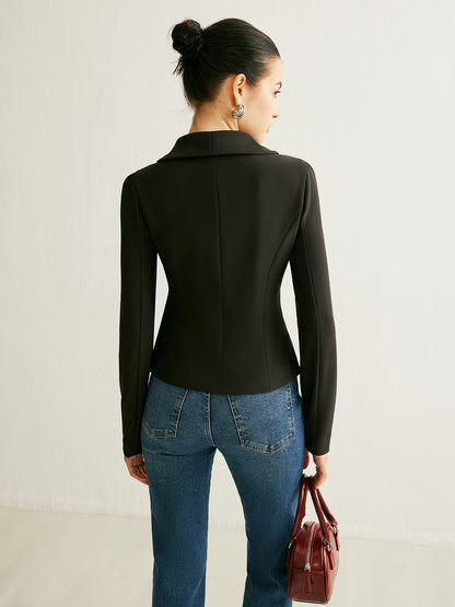 Classic Open Front Women's Blazer