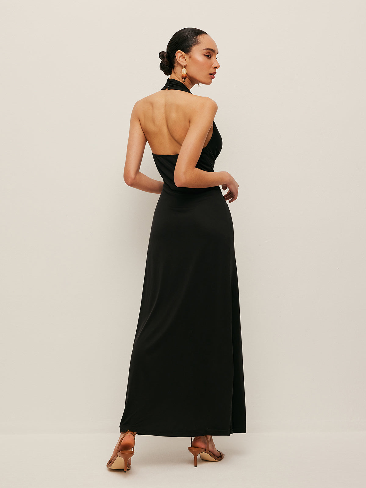 Chic V-Neck Wrap Front Summer Dress