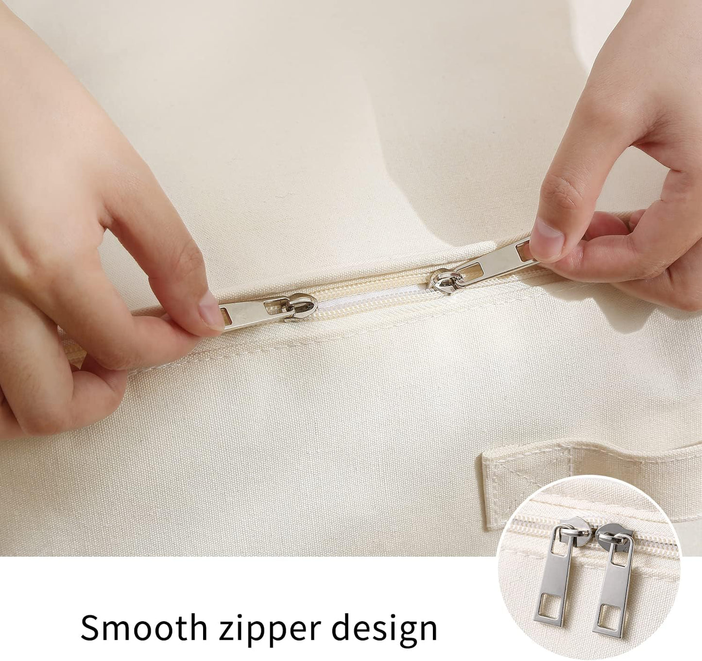 Practical Closet Storage Bag Set – Double Zipper Organizer