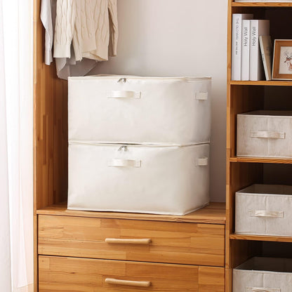Practical Closet Storage Bag Set – Double Zipper Organizer
