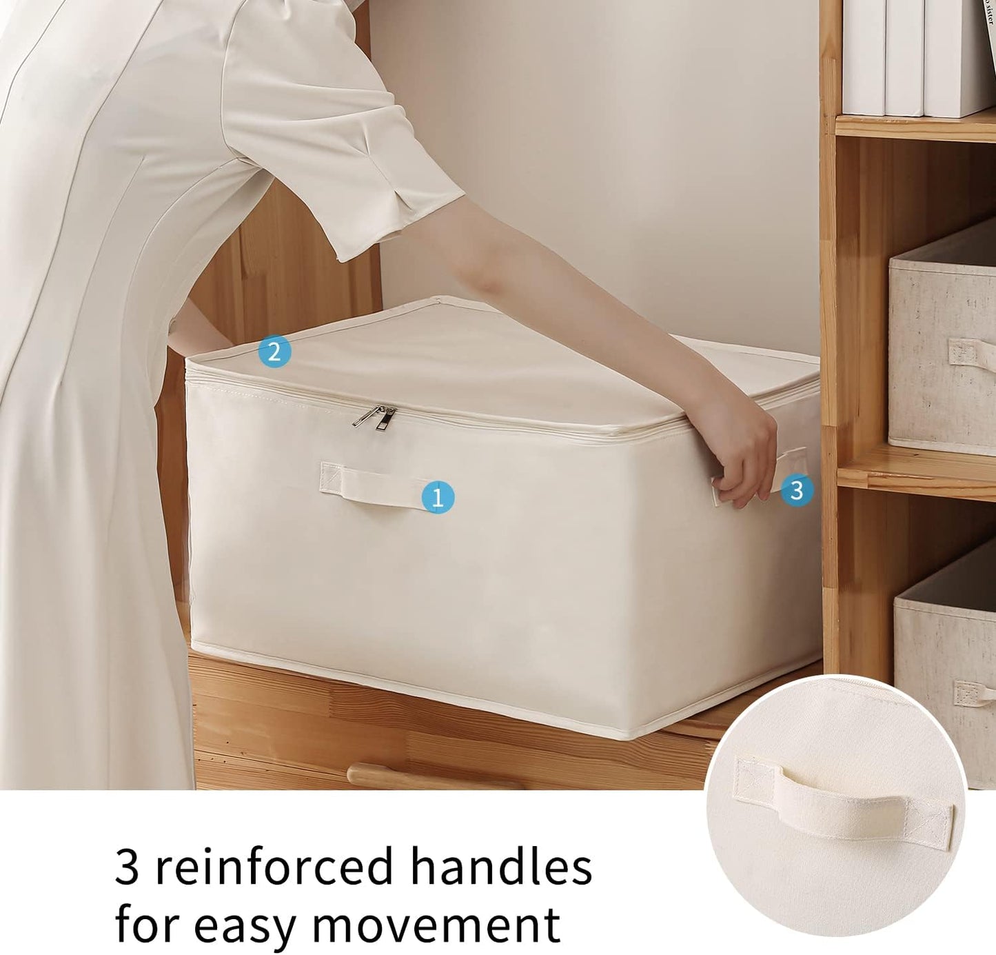 Practical Closet Storage Bag Set – Double Zipper Organizer