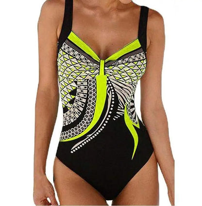 Stylish Floral Beach Swimsuit
