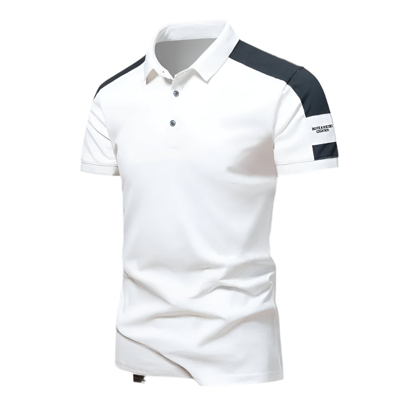 Men's Slim Fit Polo Shirt - Lightweight Short Sleeve Tee