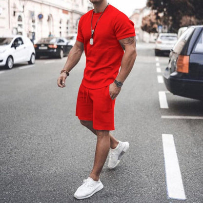 Men's Soft Cotton T-Shirt and Shorts Set - Nocini
