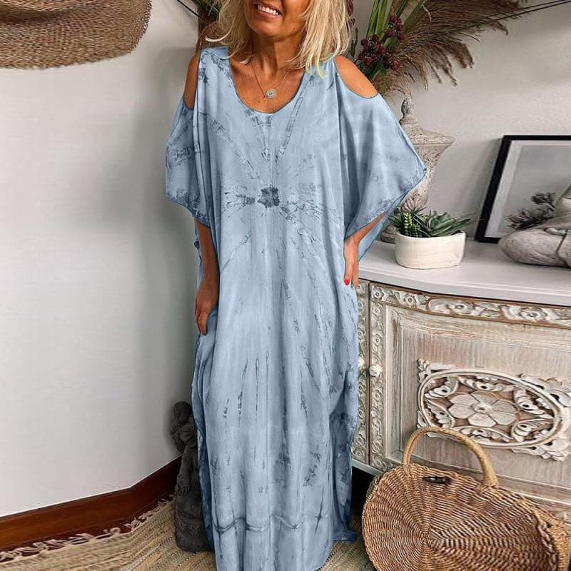 Comfy Maxi Dress for Women - Relaxed Fit - Nocini