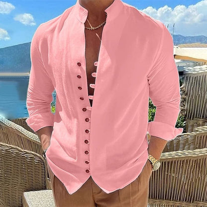 Relaxed Fit Men's Breathable Casual Shirt