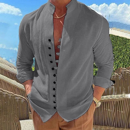 Relaxed Fit Men's Breathable Casual Shirt