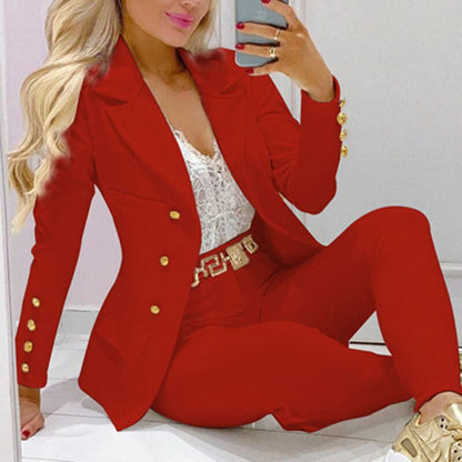 Classic Women's Suit Jacket and Trousers - Nocini