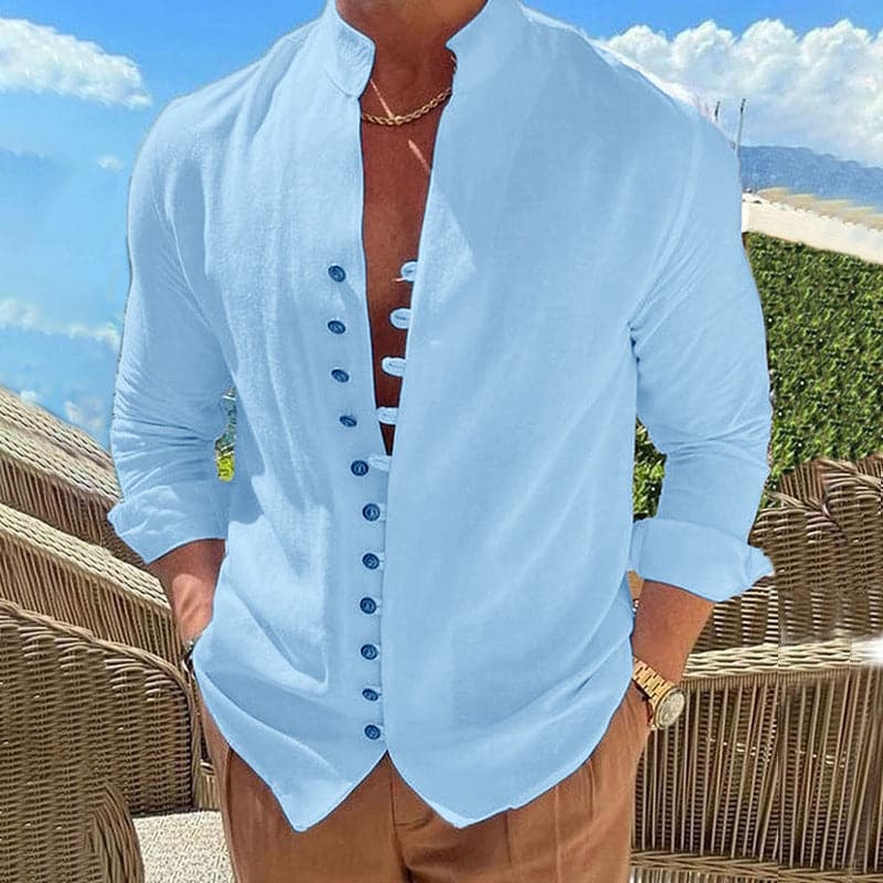 Relaxed Fit Men's Breathable Casual Shirt