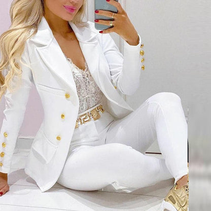 Classic Women's Suit Jacket and Trousers