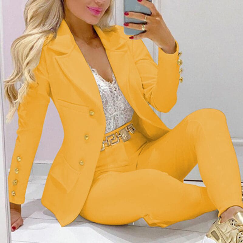 Classic Women's Suit Jacket and Trousers
